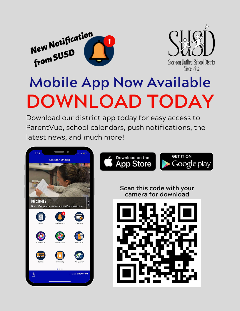 Stockton Unified Mobile App available now 